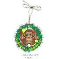 Chinese New Year/2016/Monkey Gift Shop Wreath Ornament (4 Sq. In.)